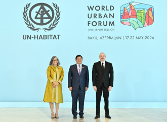 Prezident İlham Əliyev və Birinci xanım Mehriban Əliyeva Ümumdünya Şəhərsalma Forumunun 13-cü Sessiyasının açılış mərasimində iştirak ediblər