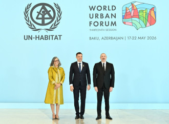 Prezident İlham Əliyev və Birinci xanım Mehriban Əliyeva Ümumdünya Şəhərsalma Forumunun 13-cü Sessiyasının açılış mərasimində iştirak ediblər