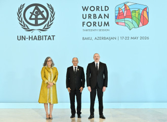Prezident İlham Əliyev və Birinci xanım Mehriban Əliyeva Ümumdünya Şəhərsalma Forumunun 13-cü Sessiyasının açılış mərasimində iştirak ediblər