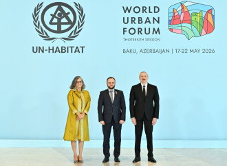 Prezident İlham Əliyev və Birinci xanım Mehriban Əliyeva Ümumdünya Şəhərsalma Forumunun 13-cü Sessiyasının açılış mərasimində iştirak ediblər