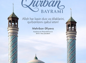 Birinci vitse-prezident Mehriban Əliyeva Qurban bayramı münasibətilə paylaşım edib