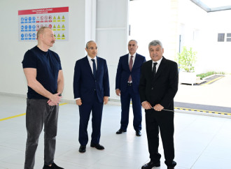 Prezident İlham Əliyev Xocalı şəhərində “Qarabağ Tekstil Evi” MMC-nin açılışında iştirak edib