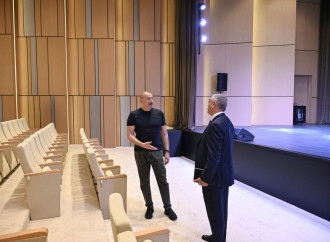 Prezident İlham Əliyev Xankəndidə əsaslı şəkildə yenidən qurulmuş Mədəniyyət Mərkəzinin açılışında iştirak edib