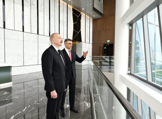 Prezident İlham Əliyev Mərkəzi Bankın yeni binasının açılışında iştirak edib