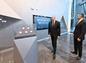 Prezident İlham Əliyev Mərkəzi Bankın yeni binasının açılışında iştirak edib