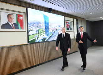 Prezident İlham Əliyev Mərkəzi Bankın yeni binasının açılışında iştirak edib