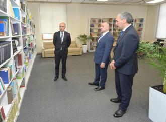 Emin Əmrullayev və Teymur Musayev Qarabağ Universitetinin klinikasında olublar