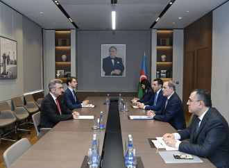 Ceyhun Bayramov Ralf Horlemannı qəbul edib