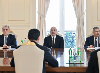 Prezident İlham Əliyevin Türkmənistan Prezidenti ilə geniş tərkibdə görüşü olub