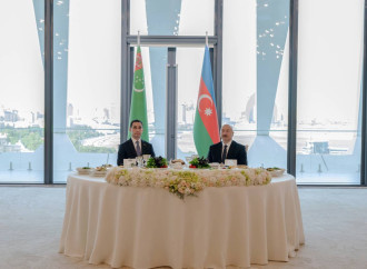 Prezident İlham Əliyevin adından Türkmənistan Prezidentinin şərəfinə dövlət ziyafəti verilib