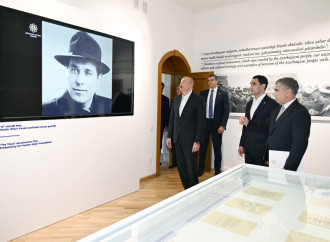 Azərbaycan Prezidenti İlham Əliyev və Türkmənistan Prezidenti Sərdar Berdiməhəmmədov Şuşada “Heydər Əliyev və Qarabağ” sərgisi ilə tanış olublar