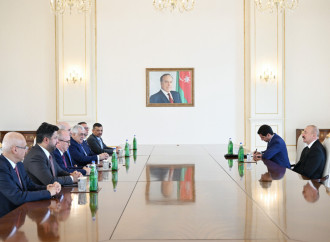 Prezident İlham Əliyev Türkiyə Böyük Millət Məclisi sədrinin rəhbərlik etdiyi nümayəndə heyətini qəbul edib