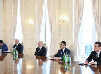 Prezident İlham Əliyev İran İslam Şurası Məclisinin sədrinin başçılıq etdiyi nümayəndə heyətini qəbul edib