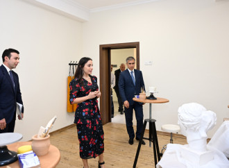 Heydər Əliyev Fondunun vitse-prezidenti Leyla Əliyeva Şəki Şəhər İncəsənət Məktəbində olub