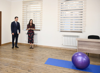 Heydər Əliyev Fondunun vitse-prezidenti Leyla Əliyeva Şəki Şəhər İncəsənət Məktəbində olub
