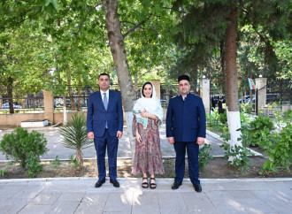 Leyla Əliyeva Yevlaxda Cümə məscidini ziyarət edib
