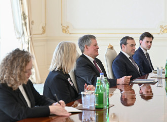 Prezident İlham Əliyev ABŞ Senatının Xarici Əlaqələr Komitəsinin üzvünü qəbul edib