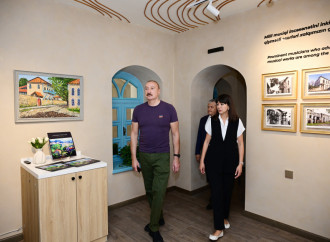 Prezident İlham Əliyev Şuşada “Sadıqcanın evi”nin bərpadan sonra açılışında iştirak edib