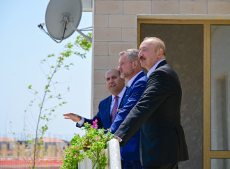 Prezident İlham Əliyev və Slovakiya Prezidenti Peter Pelleqrini Ağdamın Baş Qərvənd kəndində görülən işlərlə tanış olublar