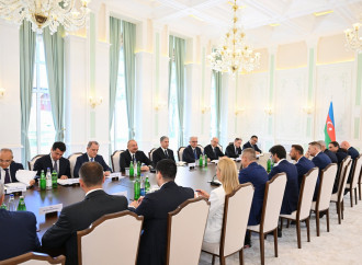 Prezident İlham Əliyevin Şuşada Slovakiya Prezidenti ilə geniş tərkibdə görüşü olub
