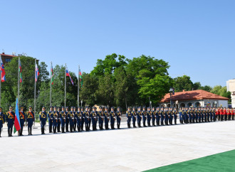 Slovakiya Prezidenti Peter Pelleqrininin Şuşada rəsmi qarşılanma mərasimi olub