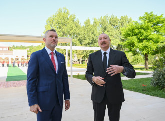Slovakiya Prezidenti Peter Pelleqrininin Şuşada rəsmi qarşılanma mərasimi olub