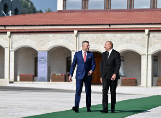 Slovakiya Prezidenti Peter Pelleqrininin Şuşada rəsmi qarşılanma mərasimi olub
