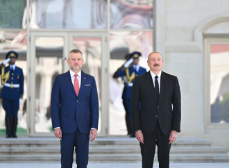 Slovakiya Prezidenti Peter Pelleqrininin Şuşada rəsmi qarşılanma mərasimi olub