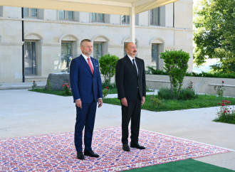 Slovakiya Prezidenti Peter Pelleqrininin Şuşada rəsmi qarşılanma mərasimi olub