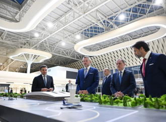 Slovakiya Prezidenti Füzuli aeroportundan təyyarə ilə Bakı şəhərinə yola düşüb