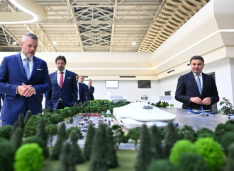 Slovakiya Prezidenti Füzuli aeroportundan təyyarə ilə Bakı şəhərinə yola düşüb