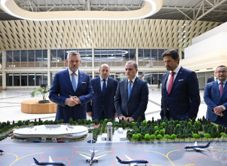 Slovakiya Prezidenti Füzuli aeroportundan təyyarə ilə Bakı şəhərinə yola düşüb