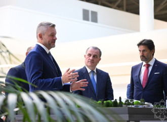 Slovakiya Prezidenti Füzuli aeroportundan təyyarə ilə Bakı şəhərinə yola düşüb