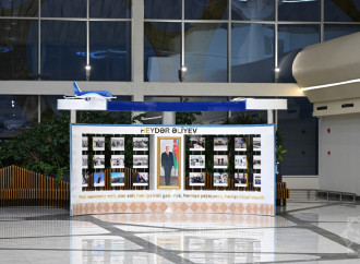 Slovakiya Prezidenti Füzuli aeroportundan təyyarə ilə Bakı şəhərinə yola düşüb