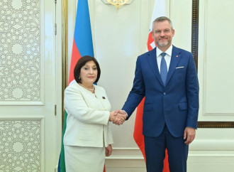 Sahibə Qafarova Slovakiya Prezidenti Peter Pelleqrini ilə görüşüb