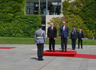 Prezident İlham Əliyevin Berlində rəsmi qarşılanma mərasimi keçirilib