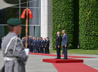 Prezident İlham Əliyevin Berlində rəsmi qarşılanma mərasimi keçirilib