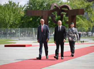 Prezident İlham Əliyevin Berlində rəsmi qarşılanma mərasimi keçirilib