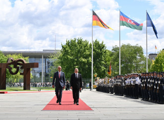 Prezident İlham Əliyevin Berlində rəsmi qarşılanma mərasimi keçirilib