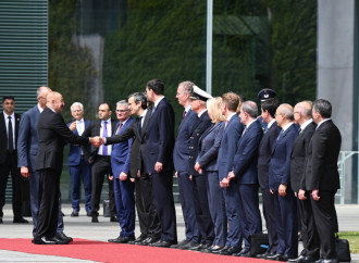 Prezident İlham Əliyevin Berlində rəsmi qarşılanma mərasimi keçirilib
