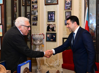 Mədəniyyət naziri Adil Kərimli Azərbaycan Yazıçılar Birliyinin sədri Anarla görüşüb