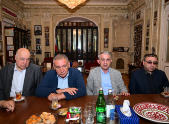 Mədəniyyət naziri Adil Kərimli Azərbaycan Yazıçılar Birliyinin sədri Anarla görüşüb
