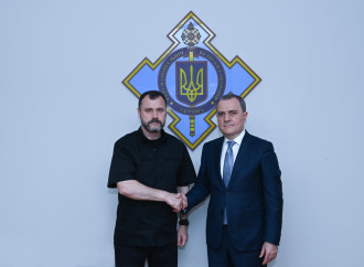 Ceyhun Bayramov Ukrayna Təhlükəsizlik Şurasının katibi ilə görüşüb