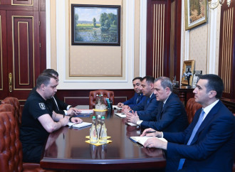 Ceyhun Bayramov Ukrayna Prezident Ofisinin rəhbəri ilə görüşüb