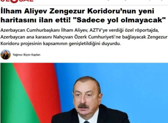 Prezident İlham Əliyevin Zəngəzur dəhlizi ilə bağlı fikirləri Türkiyə mediasının diqqət mərkəzindədir