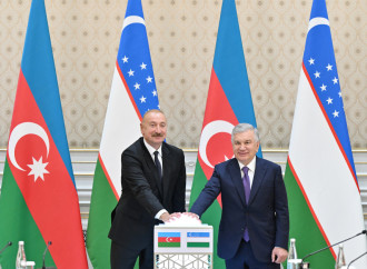 Prezidentlər İlham Əliyev və Şavkat Mirziyoyev Azərbaycanın Özbəkistanda həyata keçirdiyi layihələrin açılış və təməlqoyma mərasimində iştirak ediblər