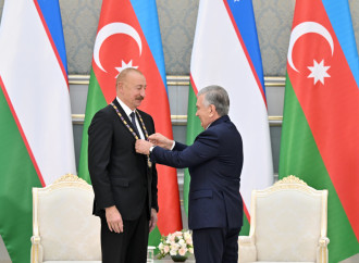 Daşkənddə Azərbaycan və Özbəkistan prezidentlərinin təltifolunma mərasimi keçirilib