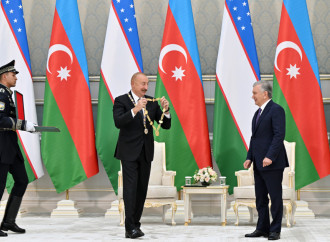 Daşkənddə Azərbaycan və Özbəkistan prezidentlərinin təltifolunma mərasimi keçirilib