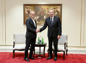 Bişkekdə Prezident İlham Əliyevin Məsud Pezeşkianla görüşü olub