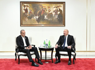 Bişkekdə Prezident İlham Əliyevin Məsud Pezeşkianla görüşü olub